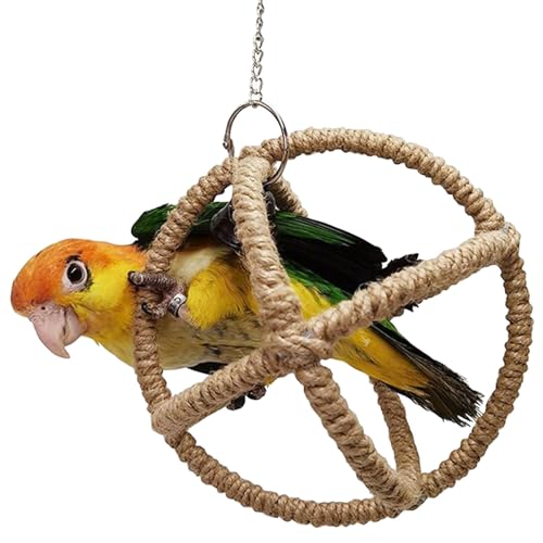 Papageien-Kauspielzeug mit kleinen Glocken, Molarwiderstand, Vogelreißspielzeug, Nymphensittiche, Training, hängende Vögel, Käfigzubehör Papageien-Kauspielzeug mit kleinen Glocken, Molarwiderstand, Vogelreißspielzeug, Nymphensittiche, Training, hängende Vögel, Käfigzubehör von PLCPDM