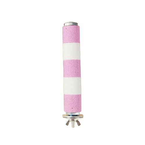 Papageien-Sitzstange, waschbarer Ständer, Vogelkeramik, stehend, Schleifkralle, Spielzeug für kleine Vögel, einfach zu fixieren, für Käfig von PLCPDM