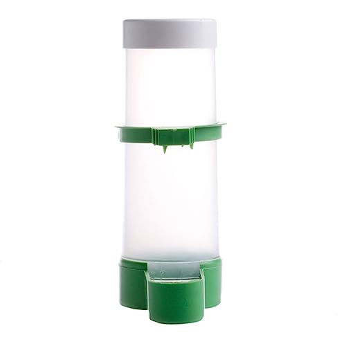 Vogel-Wasserspender für Papageien, Sittiche, Käfigzubehör, Fassungsvermögen: 142 ml von PLCPDM