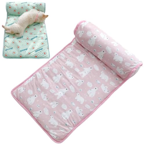 Pet EIS Seide Nest Matte Sommer Kühlung Hund Bett Komfortable Hund Matte Kätzchen Puppy Schlafen Kissen Mit Slip Kissen S0G9 Pad Pet EIS Seide Nest Matte Sommer Kühlung Hund Bett Komfortable Hund Matte Kätzchen Puppy Schlafen Kissen Mit Slip Kissen S0G9 Pad von PLGEBR