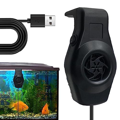 Aquarium-Kühlventilator, 12,5 cm, Fischtank-Kühler, rostfrei, leiser Kühler, Aquarium-Ventilator, Anti-Verblassung, Kühlventilator mit Clip für Salzwasser, Aquarien, Süßwasser-Reptilien, Katze, Hund, Aquarium-Kühlventilator, 12,5 cm, Fischtank-Kühler, rostfrei, leiser Kühler, Aquarium-Ventilator, Anti-Verblassung, Kühlventilator mit Clip für Salzwasser, Aquarien, Süßwasser-Reptilien, Katze, Hund, von PLIAGE