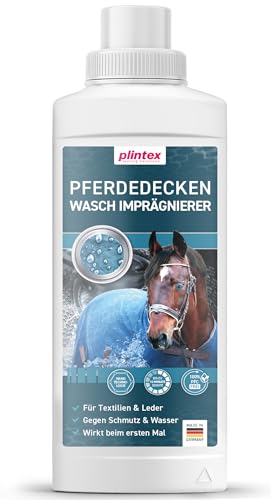 PLINTEX® [580ml] Wash-In Imprägnierung für Pferdedecken ohne Baumwollanteil | Nano Membran Imprägnierung | Dermatologisch getestet & atmungsaktiv von PLINTEX