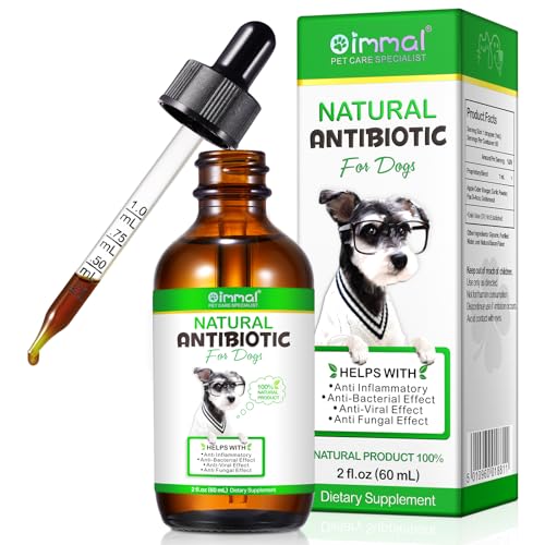 Hunde-Antibiotika, Antibiotika für Hunde, Natürliche Hunde-Antibiotika Tropfen Unterstützt Hundeallergie & Juckreiz Linderung, Hefe-Infektionsbehandlung für Hunde (Speckgeschmack 60ml) Hunde-Antibiotika, Antibiotika für Hunde, Natürliche Hunde-Antibiotika Tropfen Unterstützt Hundeallergie & Juckreiz Linderung, Hefe-Infektionsbehandlung für Hunde (Speckgeschmack 60ml) von PLOBRT