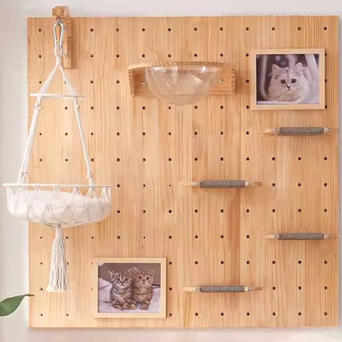 8stüCk Katzen Kletterwand Set,Wandmontiert Katzenregal Katzenliege WandmöBel HöHlenbrett Katzen-Sprungbrett HäNgender Korb Raumkapsel,FüR Katzen Zum Schlafen, Spielen, Klettern 8stüCk Katzen Kletterwand Set,Wandmontiert Katzenregal Katzenliege WandmöBel HöHlenbrett Katzen-Sprungbrett HäNgender Korb Raumkapsel,FüR Katzen Zum Schlafen, Spielen, Klettern von PLSGKF