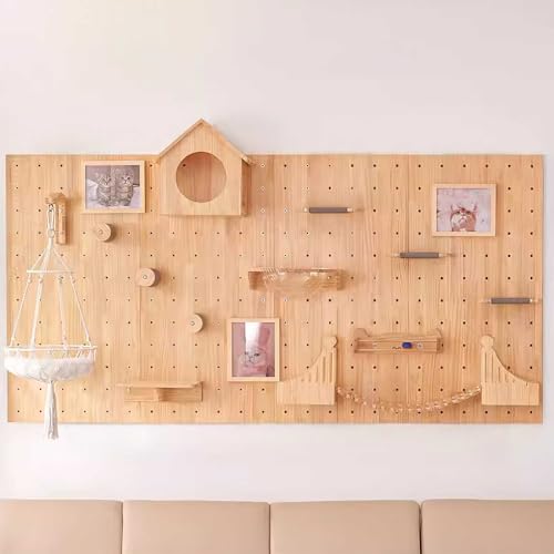 8stüCk Katzen Kletterwand Set,Wandmontiert Katzenregal Katzenliege WandmöBel HöHlenbrett Katzen-Sprungbrett HäNgender Korb Raumkapsel,FüR Katzen Zum Schlafen, Spielen, Klettern 8stüCk Katzen Kletterwand Set,Wandmontiert Katzenregal Katzenliege WandmöBel HöHlenbrett Katzen-Sprungbrett HäNgender Korb Raumkapsel,FüR Katzen Zum Schlafen, Spielen, Klettern von PLSGKF