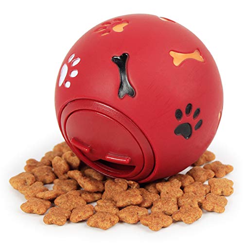 PLUS PO Hunde Kauspielzeug Haustier Ball Spielzeug Hund behandeln Spielzeug Hundefutterball Tiernahrungsball Interaktiver Ball Weiche Kauspielzeuge Random Color-b,s von PLUS PO