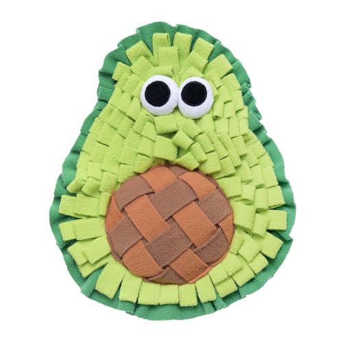 PLUSHCEWT Schnüffelmatte für Hunde, Futter-Schnüffelmatte, interaktives Futterspiel, Spielzeug für Hunde, natürliche Futtersuchfähigkeiten, langsames Füttern, Welpen-Trainingsmatte für kleine PLUSHCEWT Schnüffelmatte für Hunde, Futter-Schnüffelmatte, interaktives Futterspiel, Spielzeug für Hunde, natürliche Futtersuchfähigkeiten, langsames Füttern, Welpen-Trainingsmatte für kleine von PLUSHCEWT
