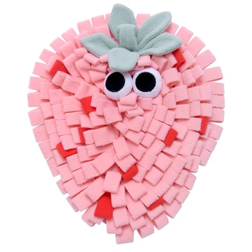 PLUSHCEWT Schnüffelmatte für Hunde, Futter-Schnüffelmatte, interaktives Futterspiel, Spielzeug für Hunde, natürliche Futtersuchfähigkeiten, langsames Füttern, Welpen-Trainingsmatte für kleine von PLUSHCEWT
