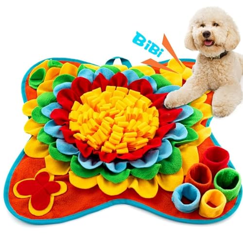 PLUSHCEWT Schnüffelmatte für Hunde, Leckmatten für Hunde, Schnüffelmatte, interaktives Fütterungsspiel für Langeweile und geistige Stimulation, Welpen-Trainingsmatte für große, mittelgroße und kleine von PLUSHCEWT