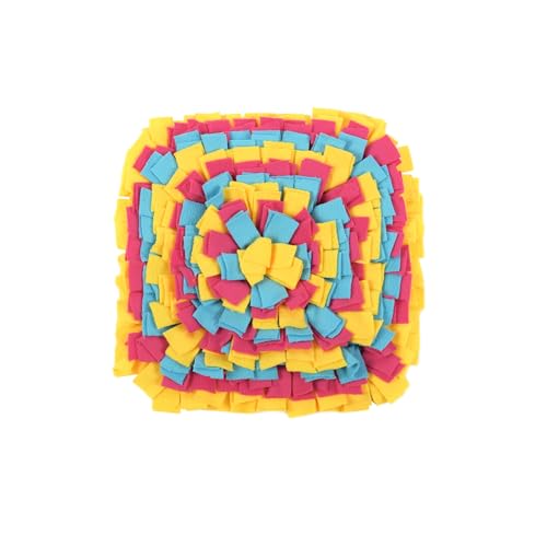 Schnuffelmatte für Hunde - Intelligenzspielzeug, Riechen Trainieren Futtermatte, Haustier Langeweile Interaktive Matte für Mittelgroße und Kleine Hunde von PLUSHCEWT