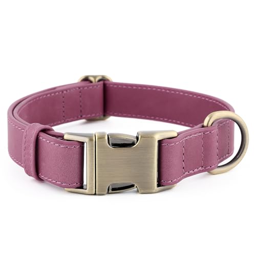 Plutus Pet Hundehalsband aus echtem Leder, verstellbares Haustierhalsband mit Schnellverschluss-Metallschnalle, weiches Echtleder für kleine, mittelgroße und große Hunde, strapazierfähig und Plutus Pet Hundehalsband aus echtem Leder, verstellbares Haustierhalsband mit Schnellverschluss-Metallschnalle, weiches Echtleder für kleine, mittelgroße und große Hunde, strapazierfähig und von PLUTUS PET