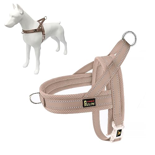 Plutus Pet No Pull Hundegeschirr mit atmungsaktivem Netz-Polsterung, verstellbares, reflektierendes, ausbruchsicheres Hundegeschirr, schnell anzubringende Hundeweste für kleine, mittelgroße und große Plutus Pet No Pull Hundegeschirr mit atmungsaktivem Netz-Polsterung, verstellbares, reflektierendes, ausbruchsicheres Hundegeschirr, schnell anzubringende Hundeweste für kleine, mittelgroße und große von PLUTUS PET