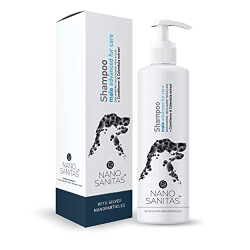 PLiN Nanotechnology Silver Line Advanced Fur Care Shampoo mit Extra Conditioner für männliche Breeds von PLiN Nanotechnology