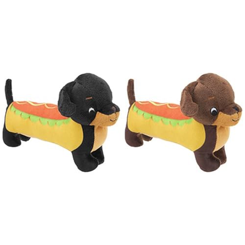 Hot Dog Wursthund Plüsch, 20 cm, 2 verschiedene Farben von PMS