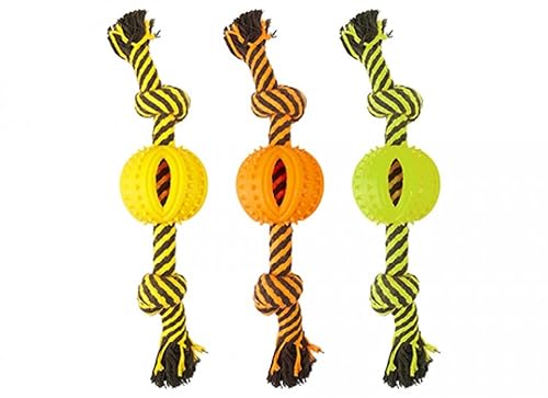 Hundespielzeug aus Seil mit Ball von PMS