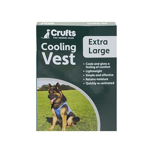 PMS 877003 Crufts Kühlweste für Haustiere, Größe XL, 1 Stück, Blau von PMS