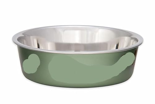 - Futternapf für Hunde, kein Kippen, Edelstahl, rutschfest, auslaufsicher, Größe M, Blaubeerblau (Artischocke, XL) von PMVRTHQV