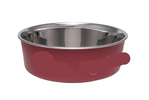 - Futternapf für Hunde, kein Kippen, Edelstahl, rutschfest, auslaufsicher, Größe M, Blaubeerblau (Merlot, L) von PMVRTHQV