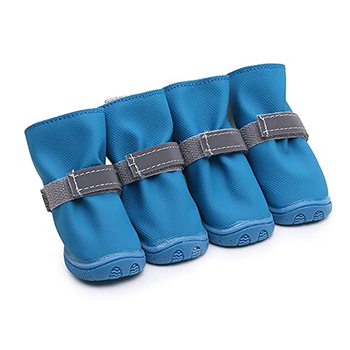 PNAAH Hundeschuhe wasserdichte Hundeschuhe for kleine mittelgroße Hunde Warme Anti-Rutsch Reflektierende Riemchen Welpen Haustier Hund Schnee Regen Stiefel for Teddy Bichon Hundestiefel PNAAH Hundeschuhe wasserdichte Hundeschuhe for kleine mittelgroße Hunde Warme Anti-Rutsch Reflektierende Riemchen Welpen Haustier Hund Schnee Regen Stiefel for Teddy Bichon Hundestiefel von PNAAH