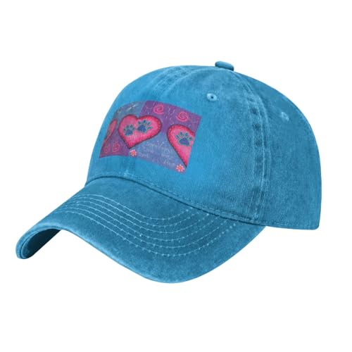 Baseballmütze mit Hundepfote, für Erwachsene, gewaschener Cowboy-Hut für Väter, LKW-Fahrer, täglicher Baseballhut Baseballmütze mit Hundepfote, für Erwachsene, gewaschener Cowboy-Hut für Väter, LKW-Fahrer, täglicher Baseballhut von POCUK