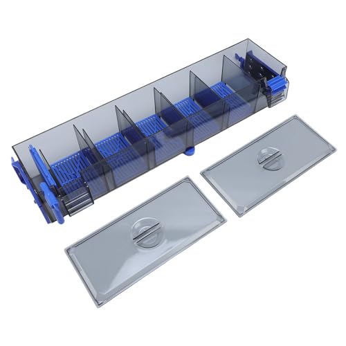 POENVFPO Hängen Sie Am Rücken-Aquariumfilter mit Mehrstufiger Filtration, Einem Einzigartigen Wasserfall-Tropfdesign für 50-80 cm Tanks für 130-L-Fischtanks Geeignet (EU-Stecker 220V) von POENVFPO