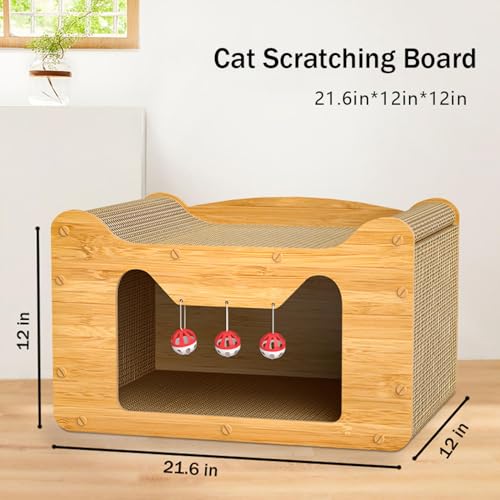 Kratzkarton FüR Katzen Sogar EIN Kratzbaum Ist EIN Katzennest, KatzenhöLe Gratis Glockenball Bei Bestellung, KratzmöBel Katze Katzenhaus FüR Draussen Kratzkarton FüR Katzen Sogar EIN Kratzbaum Ist EIN Katzennest, KatzenhöLe Gratis Glockenball Bei Bestellung, KratzmöBel Katze Katzenhaus FüR Draussen von POHTYIT