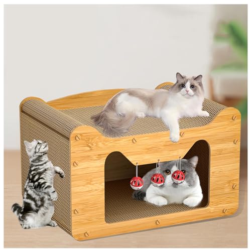 KratzmöBel Katze Sogar EIN Kratzbaum Ist EIN Katzennest, KatzenhöHle Gratis Glockenball Bei Bestellung, Kratztonne KatzenhüTte FüR DraußEn KratzmöBel Katze Sogar EIN Kratzbaum Ist EIN Katzennest, KatzenhöHle Gratis Glockenball Bei Bestellung, Kratztonne KatzenhüTte FüR DraußEn von POHTYIT