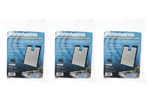 PondMaster Danner 12195 Ersatz-Filter, grob, 3 Packungen von PONDMASTER