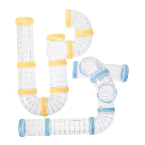 POPETPOP 2sätze Hamster Röhren Transparente Verbindungstunnel Für Hamsterkäfige Kunststoffmaterial Für Kleine Haustiere Einfache Und Pflege POPETPOP 2sätze Hamster Röhren Transparente Verbindungstunnel Für Hamsterkäfige Kunststoffmaterial Für Kleine Haustiere Einfache Und Pflege von POPETPOP