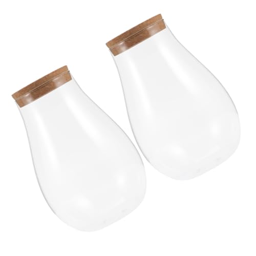 2St Hydrokulturpflanzen Einmachgläser Spender im Freien Schüssel Besonderheit innerspace offic zimmerpflanzen blumenvasen transparente Flasche Glasterrarium mit Deckel hölzern POPETPOP 2St Hydrokulturpflanzen Einmachgläser Spender im Freien Schüssel Besonderheit innerspace offic zimmerpflanzen blumenvasen transparente Flasche Glasterrarium mit Deckel hölzern POPETPOP von POPETPOP