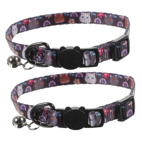 POPETPOP Haustier-katzenhalsband Abreißbares Sicherheits-kätzchen-zubehör Verstellbare Katzenhalskette für Stilvolle Katzenhalsband- von POPETPOP