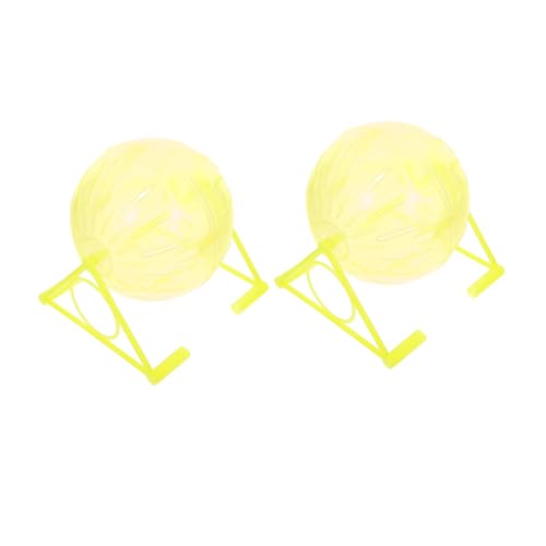 POPETPOP Hamster-übungsset Mit Einzigartigem Design 2er-Pack Aktivitätsspielzeug Für Haustiere Laufradständer Für Hamster Fitnessspielzeug Für Haustiere von POPETPOP