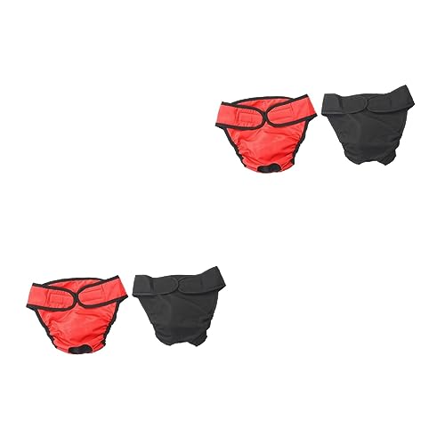 POPETPOP 2sets Hund Unterwäsche Spitze Design Weibliche Hund Physikalische Hose Welpen Windel Größe L 2 Stücke * 2 POPETPOP 2sets Hund Unterwäsche Spitze Design Weibliche Hund Physikalische Hose Welpen Windel Größe L 2 Stücke * 2 von POPETPOP