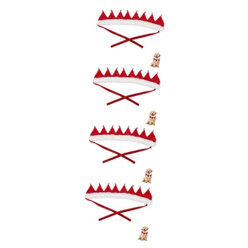 POPETPOP 4 Stücke Weihnachten Kragen Für Hunde Pet Für Hunde XL Festliche Glocke Kragen Urlaub Zubehör POPETPOP 4 Stücke Weihnachten Kragen Für Hunde Pet Für Hunde XL Festliche Glocke Kragen Urlaub Zubehör von POPETPOP