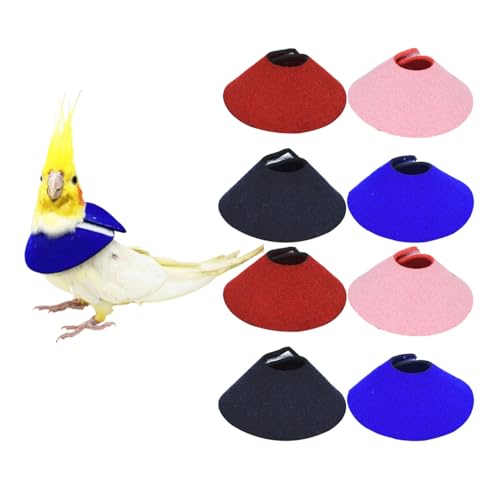 8 Stück Vogelkegel-Halsband – Papageienbiss-Elisabethanische Halsbänder, Vogel-Heilungshalsband, Halsringe, Wundschutz für Wellensittiche, Lovebird, Agapornis, Fischer, Nymphensittiche, Kakadu 8 Stück Vogelkegel-Halsband – Papageienbiss-Elisabethanische Halsbänder, Vogel-Heilungshalsband, Halsringe, Wundschutz für Wellensittiche, Lovebird, Agapornis, Fischer, Nymphensittiche, Kakadu von POPETPOP