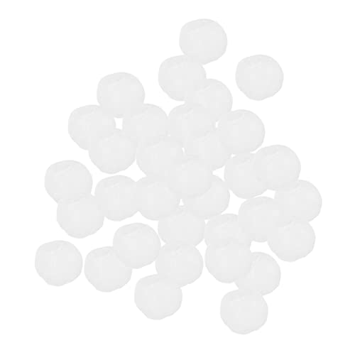 POPETPOP 1 Faserkugelfilter Kanisterfilteraquarium Korb Pumpe Vakuum Luft wasserreiniger hauswasserfilter Feinfilter austauschbare Filtermedien Filtersand für Aquarien Polyesterfaser Weiß von POPETPOP