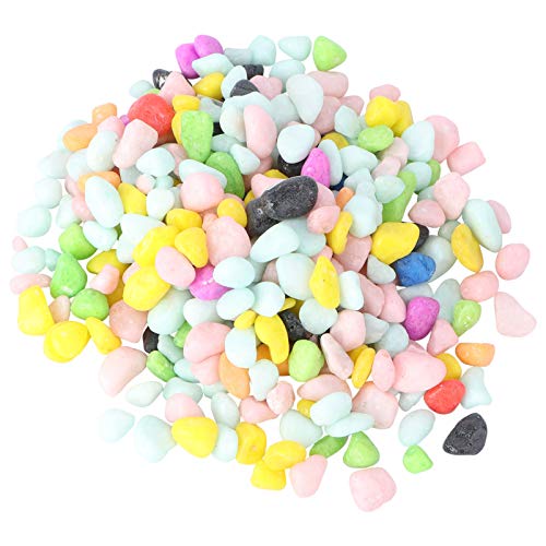 POPETPOP 1packung Bunte Steine Für Fischbecken Und Pflanzentöpfe Dekorative Kieselsteine Für Garten Und Aquarium Gartenstein Deko Langlebig Und Wasserfest von POPETPOP