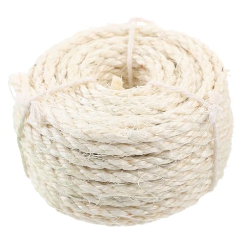 POPETPOP 1rolle Sisal Kratzbaum Seil Für Katzen Robustes Austauschbares Naturmaterial Für Kratzmöbel Verhindert Möbelkratzen Und Fördert Die Krallenpflege POPETPOP 1rolle Sisal Kratzbaum Seil Für Katzen Robustes Austauschbares Naturmaterial Für Kratzmöbel Verhindert Möbelkratzen Und Fördert Die Krallenpflege von POPETPOP