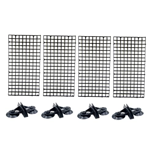 POPETPOP 1 Satz Gitterplatte Hochleistungs-Saugnapf Aquarienteiler Saugnäpfe für Fenster Netz trennwand für Aquarium Aquarium-Isolierplatte Isolierplatte für Aquarien Aquarienbedarf Black POPETPOP 1 Satz Gitterplatte Hochleistungs-Saugnapf Aquarienteiler Saugnäpfe für Fenster Netz trennwand für Aquarium Aquarium-Isolierplatte Isolierplatte für Aquarien Aquarienbedarf Black von POPETPOP