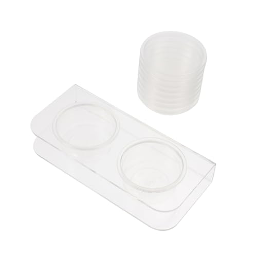 POPETPOP Reptilienfutterspender 10 Futter- Und Wassernäpfe Für Reptilien Futter- Und Wassernapf-Set Für Reptilien – Fluchtdesign Für Schildkröten Eidechsen Geckos von POPETPOP