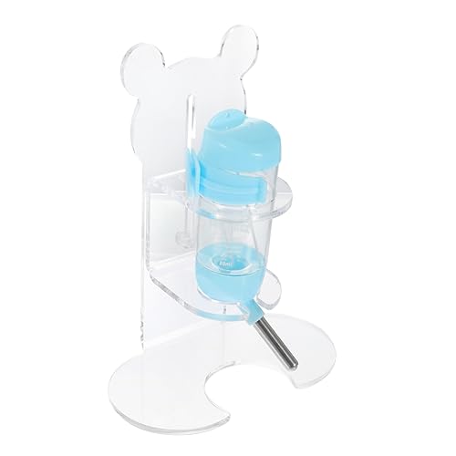 POPETPOP Stehende Trinkflasche Für Haustiere Transparenter Wasserbehälter Mit Halter Zum Einfachen Ablesen des Wasserstands Für Hamster Und Andere Kleintiere POPETPOP Stehende Trinkflasche Für Haustiere Transparenter Wasserbehälter Mit Halter Zum Einfachen Ablesen des Wasserstands Für Hamster Und Andere Kleintiere von POPETPOP