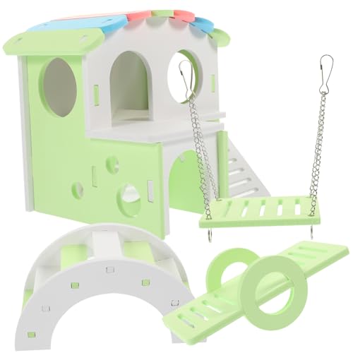 POPETPOP 4pcs Bunte Schaukel Für Hamster Spielzeug Meerschweinchen Versteck Leiter Plattform Haustier Spielzeug POPETPOP 4pcs Bunte Schaukel Für Hamster Spielzeug Meerschweinchen Versteck Leiter Plattform Haustier Spielzeug von POPETPOP