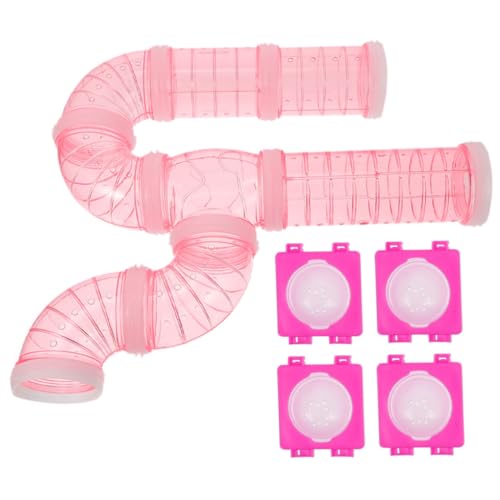 POPETPOP Hamsterröhren-Set 1 Set mit Kreativen Käfigtunnel-röhrenverbindern Lustiges Haustierspielzeug für Hamster POPETPOP Hamsterröhren-Set 1 Set mit Kreativen Käfigtunnel-röhrenverbindern Lustiges Haustierspielzeug für Hamster von POPETPOP