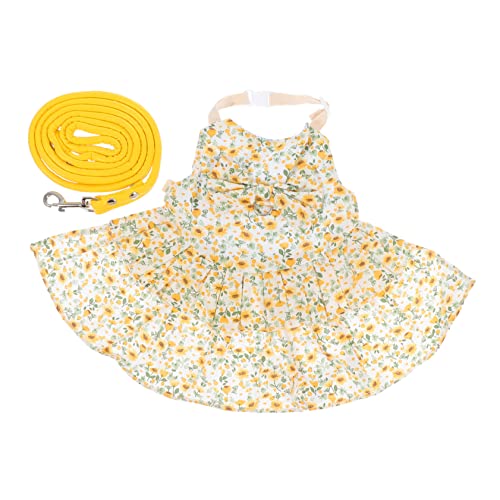 POPETPOP 1 Satz Hasenrock Käfig Brustgeschirr für kleine Haustiere Coole Haustierkaninchenkleidung Katzen-Outfit Hasen anhänger Hasen Jacke Kaninchenleine Häschen Zugseil Baumwolle Yellow POPETPOP 1 Satz Hasenrock Käfig Brustgeschirr für kleine Haustiere Coole Haustierkaninchenkleidung Katzen-Outfit Hasen anhänger Hasen Jacke Kaninchenleine Häschen Zugseil Baumwolle Yellow von POPETPOP