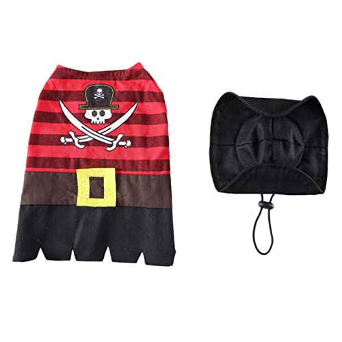 POPETPOP 1satz Halloween Kostüm Für Hunde Adjustable Hundekleidung Mit Piratendesign Große Für Partys Und Strapazierfähiges Material Süßes Outfit Für Haustiere von POPETPOP