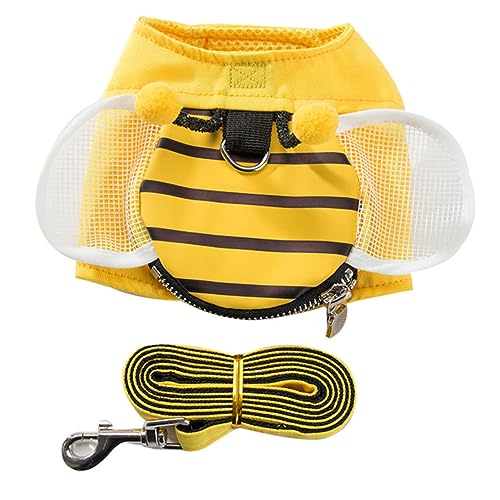 POPETPOP Haustier-Set Hundeweste Hundeleine Für Hunde Modisches Design Leicht Und Atmungsaktiv Brustgurte Für Welpen Größe S POPETPOP Haustier-Set Hundeweste Hundeleine Für Hunde Modisches Design Leicht Und Atmungsaktiv Brustgurte Für Welpen Größe S von POPETPOP