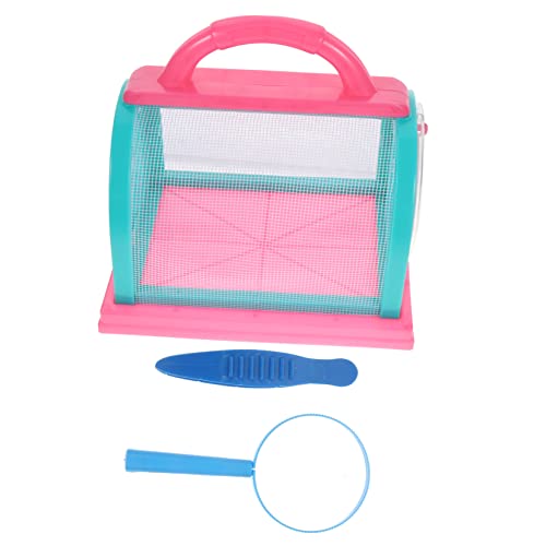 POPETPOP Brutkasten Für Kleinkinder Handheld-schmetterlingshabitat-käfig-fänger-Set Großer Gartenbeobachtungskasten Lupe von POPETPOP