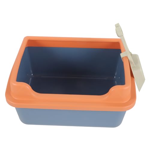 POPETPOP Katzentoilette Mit Deckel Halbgeschlossene Katzentoilette Katzenklo Für Kätzchen Haustiertoilette Niedriger Einstieg Katze POPETPOP Katzentoilette Mit Deckel Halbgeschlossene Katzentoilette Katzenklo Für Kätzchen Haustiertoilette Niedriger Einstieg Katze von POPETPOP