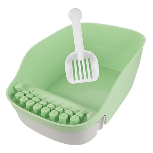 POPETPOP 1 Satz Katzentoilette Kratzbaum für große Erwachsene Katzen Katzenstreu Wurf streuwanne abfallbehälter litterbox Kätzchen saubere Toilette Katze Bettpfanne Plastik Light Green POPETPOP 1 Satz Katzentoilette Kratzbaum für große Erwachsene Katzen Katzenstreu Wurf streuwanne abfallbehälter litterbox Kätzchen saubere Toilette Katze Bettpfanne Plastik Light Green von POPETPOP
