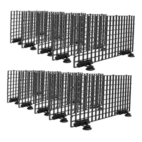 POPETPOP Stabiler Aquarium-gitterteiler Aus Kunststoff 10 Stück Trennwand für Aquarien Zur Effektiven Isolierung POPETPOP Stabiler Aquarium-gitterteiler Aus Kunststoff 10 Stück Trennwand für Aquarien Zur Effektiven Isolierung von POPETPOP